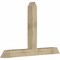 Ekena Millwork Portland Rough Sawn Timber Gable Bracket, Douglas Fir, 72"W x 48"H x 6"D x 6"F, 16/12 Pitch GBW072X48X0606POR00RDF - alternate 3